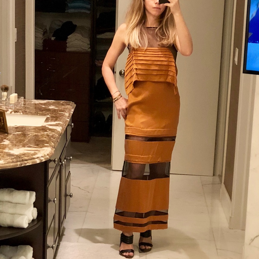 The Only Son long silk dress